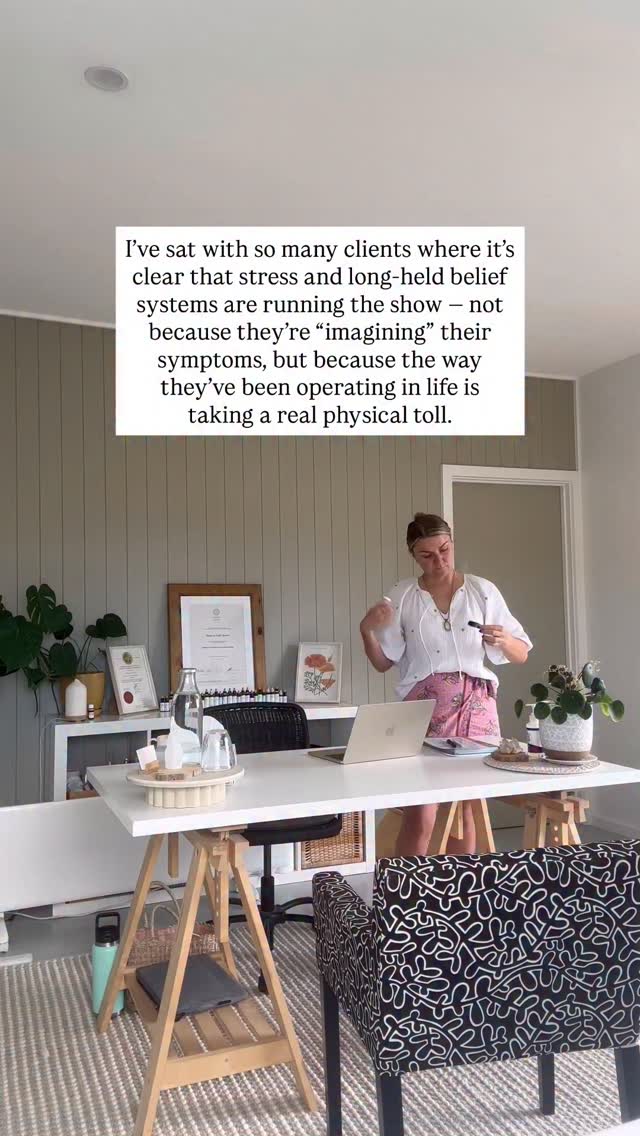 I can’t tell you how many times I’ve sat with a woman who is doing absolutely everything “right” — eating well, taking the supplements, trying to slow down — and yet her body is still exhausted, inflamed, wired, foggy, or completely overwhelmed.
And every time, as we start talking, I can feel it straight away…
it’s not her effort that’s the issue.
It’s the weight she’s been carrying for years.
Not imagined.
Not exaggerated.
And definitely not “just stress.”
It’s a nervous system that’s been pushed past its limits by deeply ingrained roles and expectations:
Feeling responsible for everyone else.
Worrying constantly about adult children.
Holding the household together.
Solving problems that were never hers to fix.
Saying yes when her whole body wants to say no.
Keeping the peace, even when it hurts her.
These patterns don’t come out of nowhere — they’re learned, modelled, and passed down.
They’re rooted in love, duty, conditioning, and the belief that being a “good woman” means being everything for everyone.
But here’s what I see over and over again:
Your body cannot heal while it’s carrying a load that was never meant to be yours.
This isn’t about blame.
It’s about understanding why your symptoms won’t shift — even when you’re doing all the things.
Your nervous system needs safety and boundaries just as much as it needs nutrition and supplements.
Your healing depends just as much on what you put down as what you add in.
And every time a woman finally lets go of those inherited roles and gives herself permission to stop carrying everything…
I watch her body soften.
Her symptoms change.
Her energy return.
Her life expand.
You are not meant to hold what isn’t yours.
And the moment you stop — your body has room to heal.
