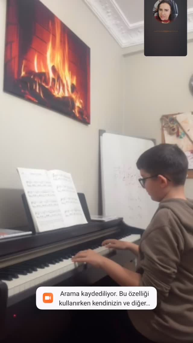 5.Aşama öğrencimiz Kaan Efe Kılıçlaya’nın online dersinden🌷☺️. Kendisini tebrik ediyor, başarılarının devamını diliyorum🙏🏻💐.