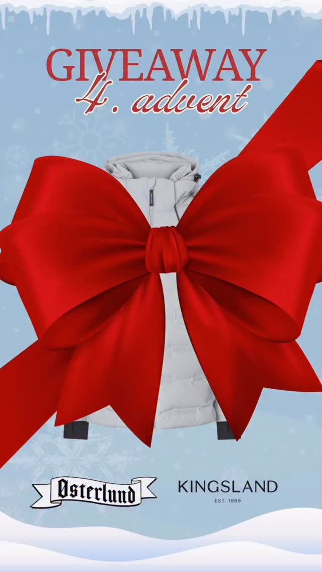 I anledning af den store tilslutning til næste sommers ridelejr her på Østerlund Ridelejr, udlodder vi i år en spændende adventskalender, med super lækre produkter, sponsoreret af @kingsland_equestrian, til 4 heldige vindere!!
I dag, 4. søndag i advent, har du mulighed for at vinde en utrolig lækker og dejlig og varm vinterjakke fra deres nyeste kollektion. ☃️❄️
For at deltage:
1) Følg ➡️ @danmarks_sjoveste_ridelejr
2)➡️ Skriv hvilken størrelse du ønsker at vinde jakken i.
3)➡️ Tag en eller flere som du også synes skal være med i konkurrencen🥰
Vinderen trækkes og offentligøres, d. 24. december🎄🎅🏼🎁✨Deltag både på Facebook og Instagram for større chance.
Held og lykke!🤩
(Denne giveaway er ikke sponsoreret, administreret eller tilknyttet Facebook/instagram.)