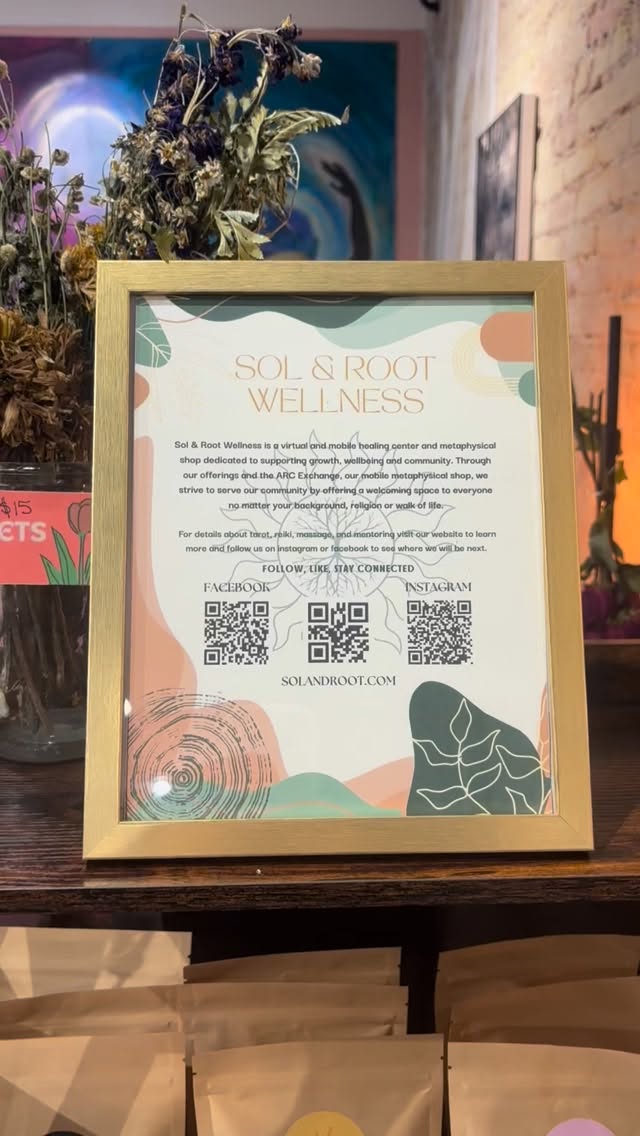 We are super excited to announce that Sol & Root’s healing and spiritual products are now available at Silver Moon Curios in Taylor! Come by and shop our candles, oils, bath soaks, and a limited supply of our hang dried altar bouquets. We have a couple more surprises in store with our next round of product launches, we can’t spill the tea yet but I promise it’ll be worth it.
Huge shoutout to Silver Moon Curios, for creating a stunning space where practitioners, crafters, and artisans can offer their goods and services. If you haven’t checked out Silver Moon Curios in Taylor you MUST. This local community driven witchy shop is a must see if you’re into magic, community, and spiritual growth. Come by and say hi!
w/ luv
Sol & Root ☀️🌳
#shoplocal #taylortx #smallbusiness #metaphysicalshop #crystals