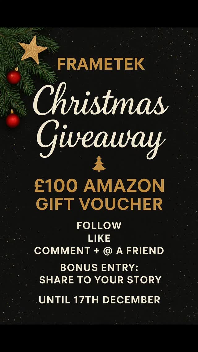🎄 CHRISTMAS GIVEAWAY 🎄
Win a £100 Amazon Gift Voucher 🎁
✅ Follow @frametek
✅ Like this post
✅ Comment 'Frametek' + tag a friend
➕ Bonus entry: Share to your story
⏰ Closes 17th December
Good luck! 🤞
#christmasgiveaway
#giveawayuk
#winuk
#smallbusinessuk
#ukbusiness
#constructionuk
#gardenroom
#gardenoffice
#homeprojects
#homeimprovementuk
#selfbuilduk
#buildingdreams
#tradessupportingtrades
#frametek