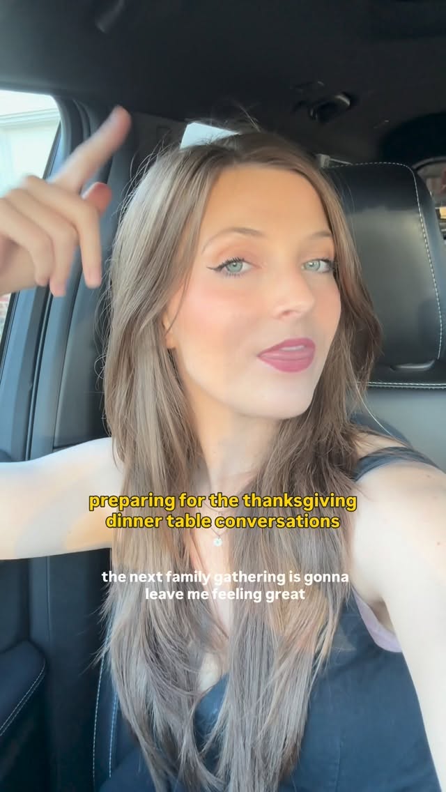 Another year stressin’ out Grandma with my life choices ❤️🦃 (i think she secretly loves it)