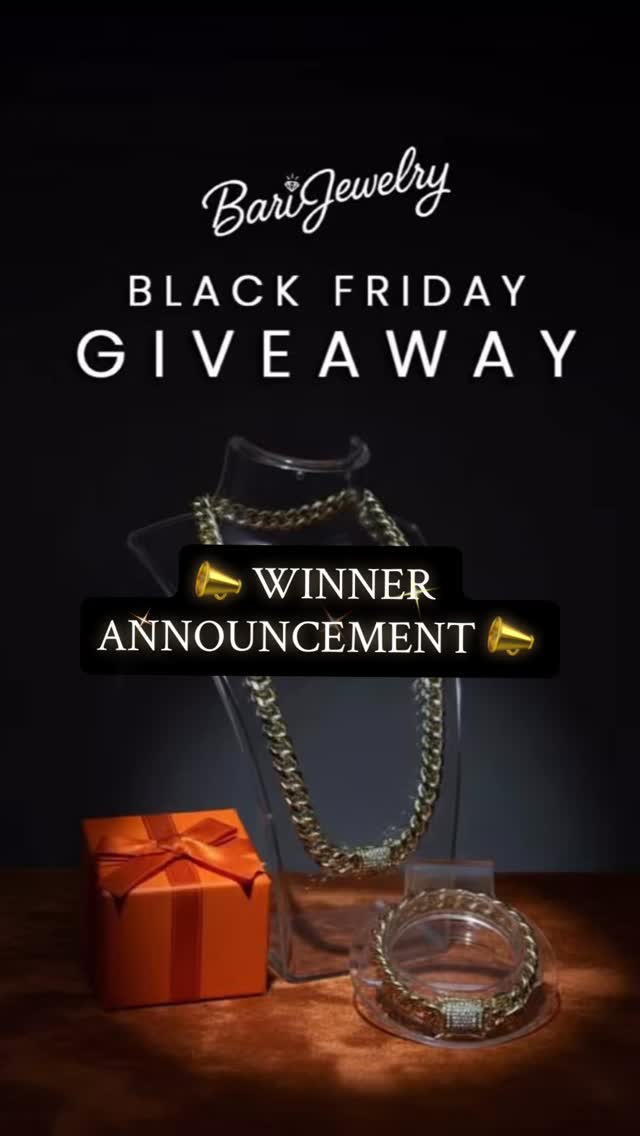 ✨ GIVEAWAY WINNER ANNOUNCEMENT! ✨
Our lucky winner is taking home this beautiful 2-piece stainless steel Cuban link set:
🛍️ 14k-finished Cuban link necklace with clear zirconia accents!
🛍️ Matching 14k-finished Cuban link bracelet
🎉 Winner: @gaines_b 🎉
(Check your messages so we can get your info and ship your set!)
🤍 Thank you for supporting our small business here in Arizona, USA ✨and for supporting small businesses in general. Your likes, shares, and comments truly mean the world to us.
🙏 Thank you to everyone who entered!
We appreciate every bit of love and support.
🎁 More giveaways coming VERY soon… stay tuned! 👀✨And if you want to shop our newest pieces, visit www.BariJewelry.com or hit the link in our bio💎