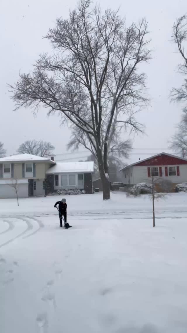 #chicagowinter #snow