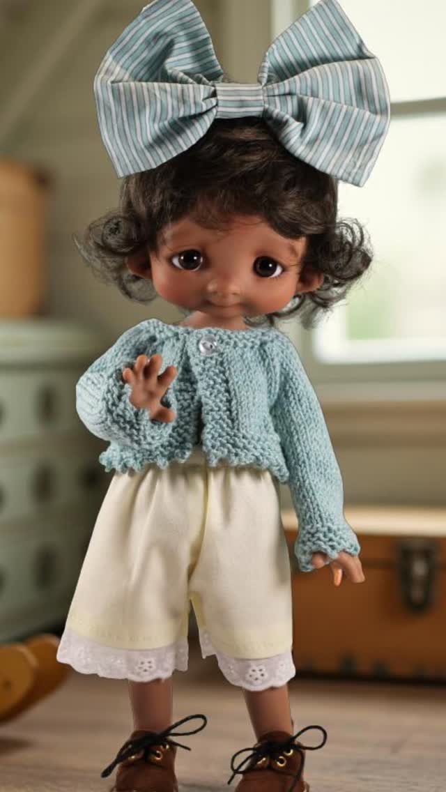 Linda Macario dolls, collectible art dolls made with love and care. Learn more about the new doll Bunny. Available for preorder now #lindamacariodolls #bjddoll #artdoll #dollmaking