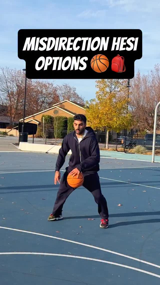 MISDIRECTION Hesi options to add to your bag‼️🏀🎒🔥 Comment the word “skills” to receive a FREE online basketball workout🏀🔥💯
#basketballtraining #basketballmoves #basketballdrills #basketballtips #handles #ballhandling