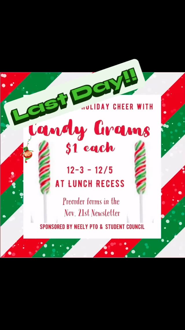 Last call for Candy grams! Dont miss out! #christmascheer