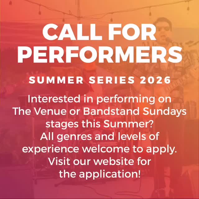 We are thinking of SUMMER! The Venue Summer Series and Bandstand Sundays are now taking applications. Interested in bringing your music, theatre, poetry, dance, drag or any kind of performance to our stages in High River? Check out our website to apply. Application process closes January 31.
#thevenuesummerseries2026 #thevenuehighriver2026 #bandstandsundays2026 #bandstandsundayshighriver