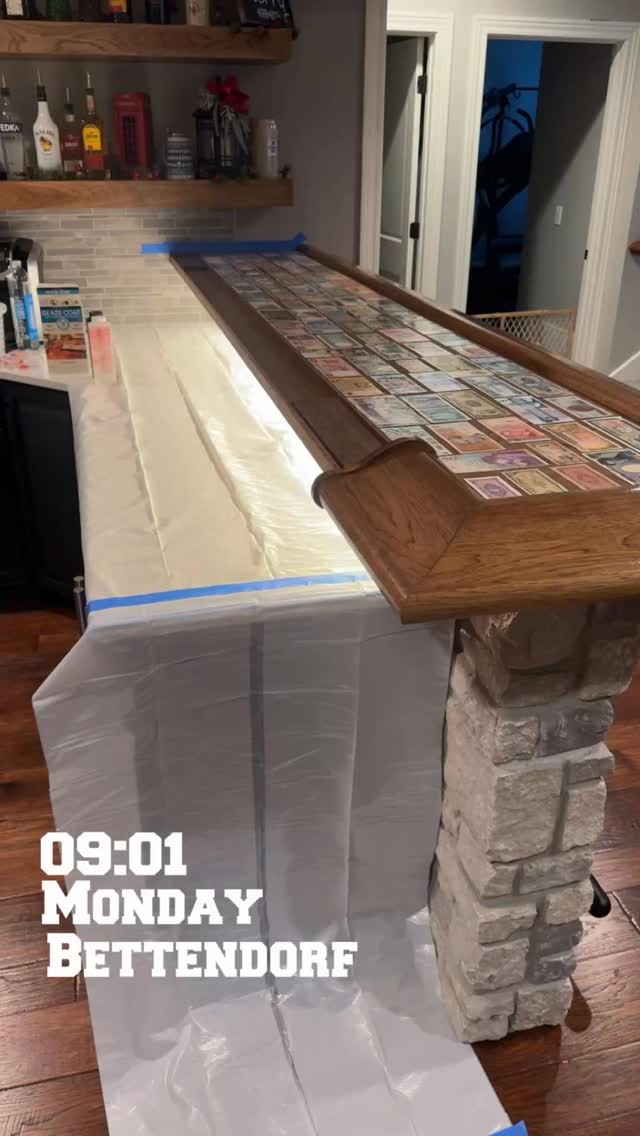 This morning we wrapped up another beautiful custom bar! 🤩
This project took a ton of money—literally. Our client spent more than 30 years serving in the United States Army and, over that time, collected currency from every country he was stationed in or visited. Each bill carries a story, a memory, and a chapter of a life dedicated to service.
Now, Colonel Morris has a one-of-a-kind focal piece where those stories live on—a place to sit, laugh, reflect, and enjoy a well-deserved drink with family and friends.
It is an absolute honor to create pieces that preserve history, service, and legacy.
CHEERS🍻#unitedstatesarmy #veteranlife #military #custombar #custombarbuild #customwoodworking #customwoodwork #customwoodart #smallbuisnessowner #smallbusiness #beer #drink #fyp #asmr #money #dollar #foreign #hickorywood