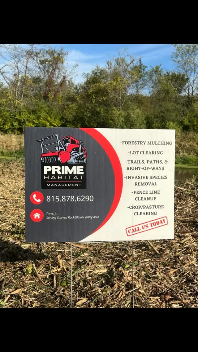 If you see this in your neighborhood, we’re helping someone take back their land!
