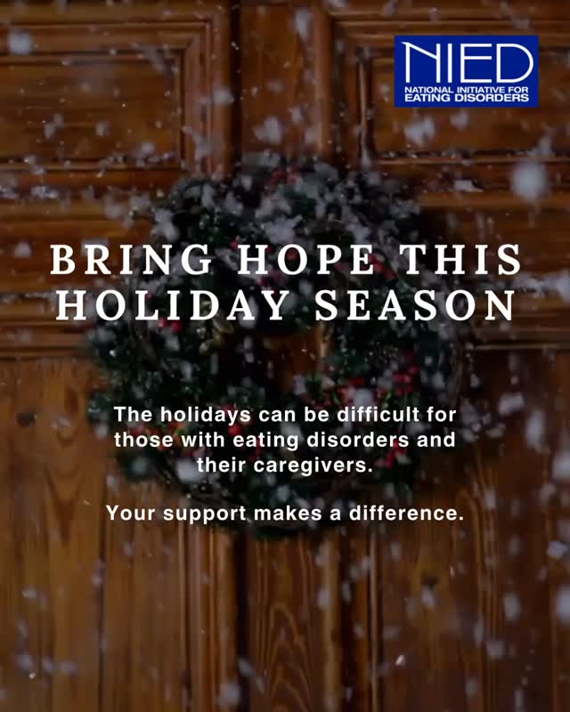 The holiday season can be especially hard for those living with an eating disorder and for the caregivers who walk beside them. While many are celebrating with food and family, others are navigating meals filled with anxiety, isolation, and fear.
At NIED, weāre here to make sure no one faces this alone. Through education, advocacy, our caregiver support programs, we provide understanding, community, and practical tools for families supporting a loved oneās recovery.
Your donation this holiday season helps us continue offering free resources, events, and support to those who need it most.
š Give the gift of hope, understanding, and healing.
Together, we can make this season a little brighter for every person and family impacted by eating disorders.
ā¤ļø Donate today at NIED.ca/donateļæ¼