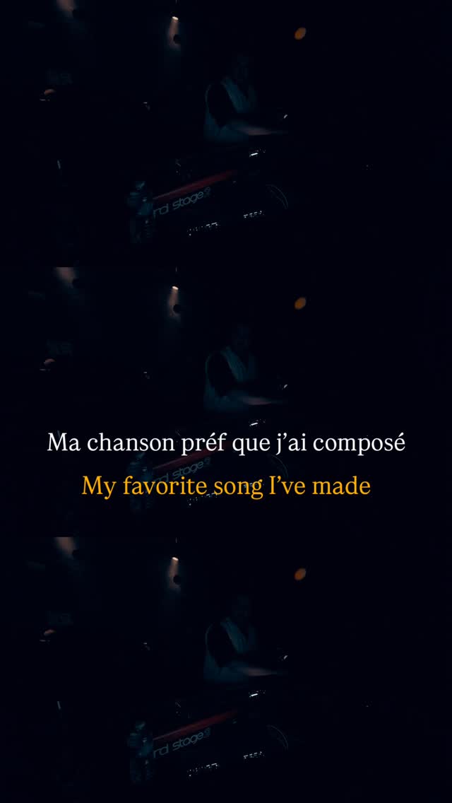 Ça, c’est ma chanson pref que j’ai composée
Trop envie de savoir la vôtre 🎹
This is my favorite song I’ve made
Would love to know yours 🎹
📹 @tibozstudio