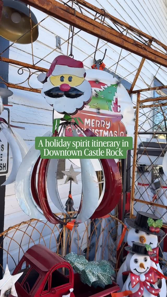 We always have great itineraries up our sleeves for a trip to Downtown Castle Rock. With the holiday decor in full swing, this town sells itself! 🎄 Grab a coffee and wander around for some Christmas shopping…and if you need some inspo, this reel is for you! ✨
☕️ @aprescoffee.co
🛍️ @thebarncastlerock
🎄 📍Festival Park
#downtowncastlerock #castlerockcolorado #crco #christmasincastlerock #christmasincolorado #supportcastlerock