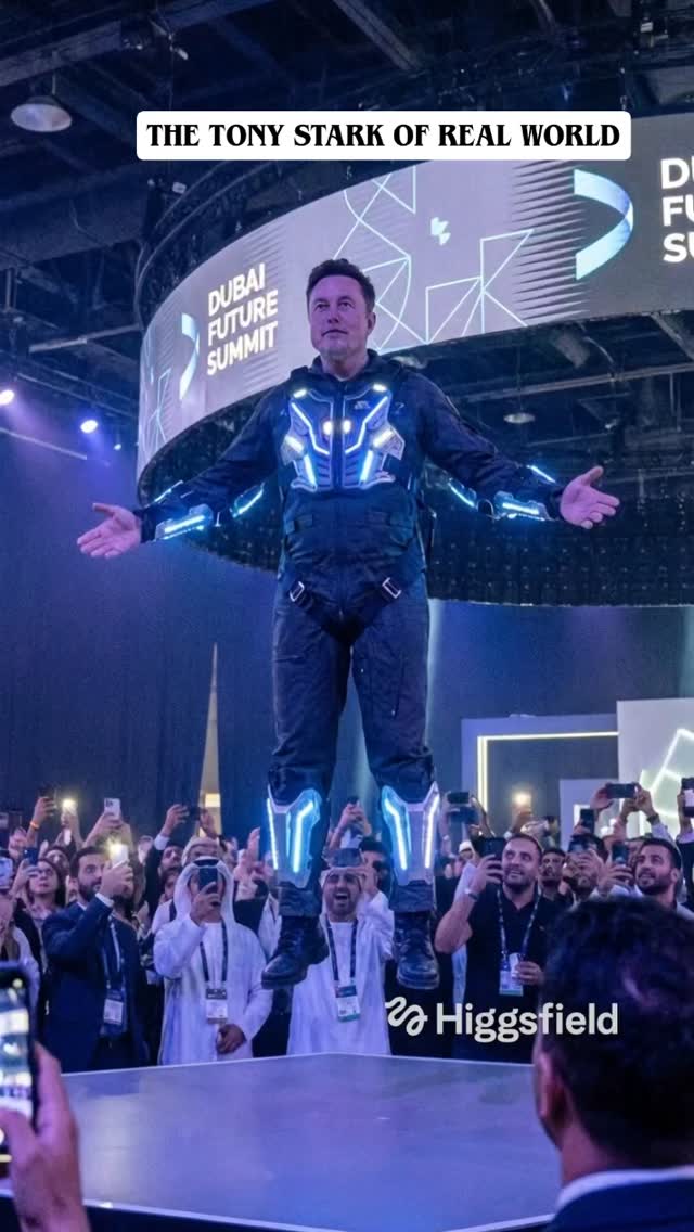 Elon Musk turns heads in Dubai rocking the futuristic anti-gravity suit, hovering effortlessly with Tesla-inspired thrusters and magnetic tech. This viral moment blends sci-fi dreams with real-world innovation, captivating crowds at the tech reveal. The future of mobility just got a whole lot cooler! 🚀🤯✨ ��#ElonMusk #AntiGravitySuit #DubaiTech #TeslaInnovation #FutureMobility ViralReel TechReveal IronManVibes SpaceXMagic AIRevolution TrendingNow DubaiEvents SciFiReal HumanFlight GadgetGoals ElonInDubai Elon Musk turns heads in Dubai rocking the futuristic anti-gravity suit, hovering effortlessly with Tesla-inspired thrusters and magnetic tech. This viral moment blends sci-fi dreams with real-world innovation, captivating crowds at the tech reveal. The future of mobility just got a whole lot cooler! 🚀🤯✨ ��#ElonMusk #AntiGravitySuit #DubaiTech #TeslaInnovation #FutureMobility ViralReel TechReveal IronManVibes SpaceXMagic AIRevolution TrendingNow DubaiEvents SciFiReal HumanFlight GadgetGoals ElonInDubai