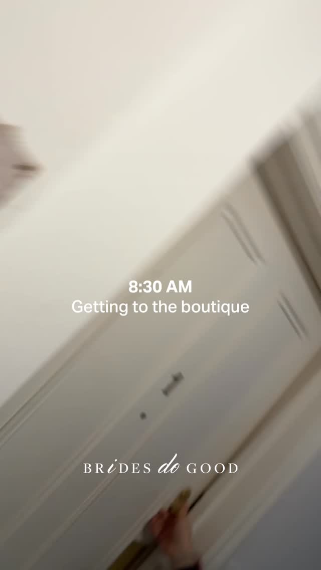 Join our stylist @lllunael on a day at brides do good where we are always ready to help you find your dream gown while protecting girl’s rights.