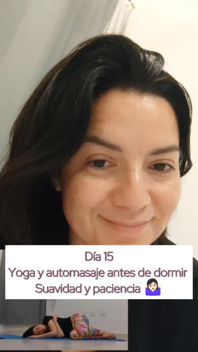 Día 15, me quedé dormida al final muy agusto, por eso mi cara de dormida y en este camino de autocuidado pues edité el vídeo hasta hoy y no me bañé para dormirme ya rápido en camita 🤷🏻♀️💕😬 Ya por fin a la mitad de este reto que me puse de moverme y cuidarme diario. Ya 15 días de sinusitis y ahora tos de perro viejo, pero orgullosa de mí por estarme moviendo, dándome masajito, meditando y usando las herramientas que he acumulado con los años para poder cuidarme a mi misma. 💕 Nadie lo hará por mi 🫶🏻
#autocuidado #yoga #gorearmoniza #amorpropio #meditación #yogaencasa #retogorearmoniza #tos #automasaje #love