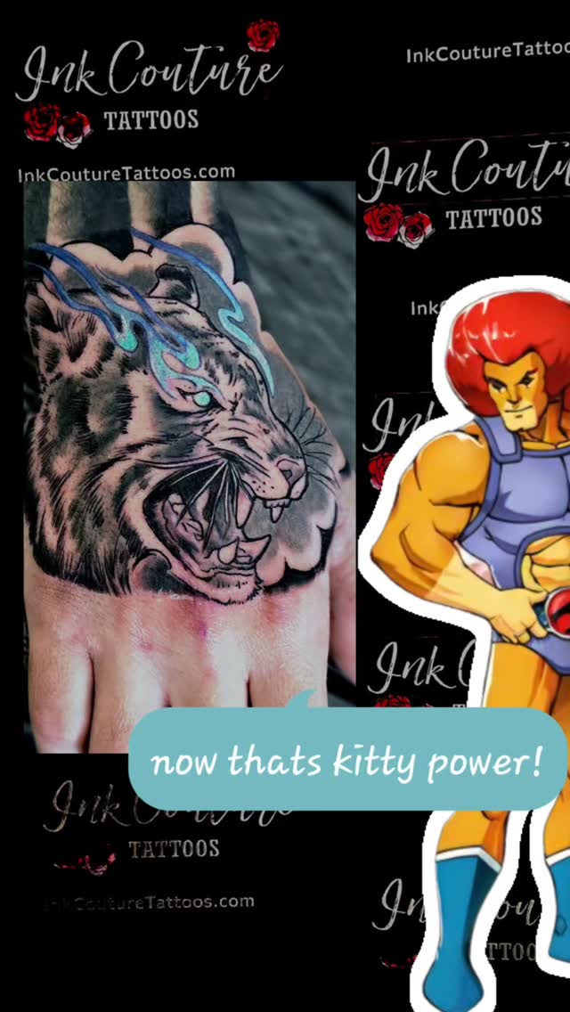The kitty powers in your hand!
#mttattoos #thundercats #tiger