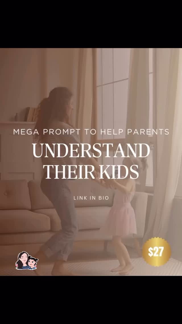 Parenting a highly sensitive child isn’t easy. I know, because I’ve lived it. 💛
When I created the Parent–Child Mega Prompt for my daughter Olivia, everything shifted. Within days, she started talking and our connection grew.
Now, other parents are telling me it’s amazing too.
✨ There’s nothing to lose and so much to gain.
👉 Only $27. link in bio.
#HighlySensitiveChild #GentleParenting #ParentingSupport #TarotForParents #SpiritualParenting #ConsciousParenting #TarotForHealing #ParentingHelp #ParentChildConnection #EmotionalRegulation #sensitivechildren #sensitivechild #indigochild #indigochildren #emotionalchild