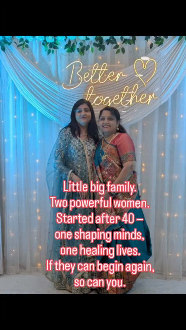 ✨ Age Didn’t Stop Them — Purpose Led Them ✨
Two women. One family. One powerful truth. 🌟
After raising children and putting family first, they answered their calling in their 40s — not because they were late, but because the timing was divine.
👩🏫 One chose the path of a Teacher, shaping young minds with patience and wisdom.
🔮 The other stepped into Occult Sciences, helping people heal, find answers, and move forward with clarity.
This journey carries a message for you:
Your age is not the obstacle. Your self-doubt is.
If you feel stuck… confused… or secretly fear it’s “too late” —
the Universe is waiting for your decision, not your age. ✨
Your second chapter can be your most powerful one. 💫
💬 Comment “READY” if this resonates with your soul
📩 DM me “GUIDANCE” for clarity on career, purpose, finances & emotional healing
#AgeIsNotABar #CareerAfter40 #SecondChapterLife #DivineTiming #WomenWithPurpose #ItsNeverTooLate #SpiritualGuidance #OccultSciences #TeacherLife #PurposeDrivenLife #WomenEmpowerment #ClientAttraction #NewBeginnings#AcharyaNeetaSharma #VastuConsultant #Astrologer #Numerology #TarotReader #ReikiHealer #HealingEnergy #ClientAttraction