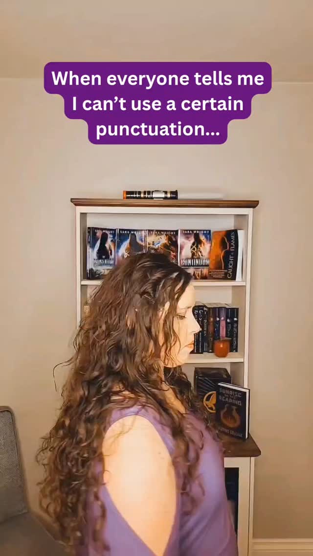 Whose going to rebel with me?
I'm just going to say this once...
I love my little punctuation marks.
❤️–.,?!-';":—❤️
#Sarawrightbooks #authorlifestyle #dystopianauthor