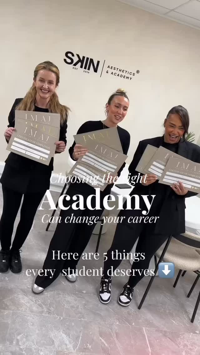 1️⃣ Proper training, not rushed lessons
Cheaper courses often cut corners. You need time, guidance and real support.
2️⃣ Model time
Watching your trainer isn’t enough — you should get hands-on experience to leave confident.
3️⃣ Structure + clarity
You should walk away knowing exactly what to do, not feeling overwhelmed.
4️⃣ Aftercare support
Your trainer shouldn’t disappear. You deserve follow-up guidance and help building your skills.
5️⃣ A trainer who genuinely cares about your success
Real passion shows. Real support matters. And real training changes lives.
⭐️ This is why students choose IMAJ Aesthetics Academy:
✨ Luxury training
✨ Real practical time
✨ High-standard teaching
✨ Small intimate classes
✨ Ongoing support
✨ Accredited qualifications
✨ Exclusive products + techniques
I’m now opening January dates for:
• Brows
• Lash Lift
• Nails
• Aesthetics (Surrey)
• Online courses
• Fast-track options
• Lash Extension Duo
• Brow Duo & Brow Definition
DM “COURSE” for availability.