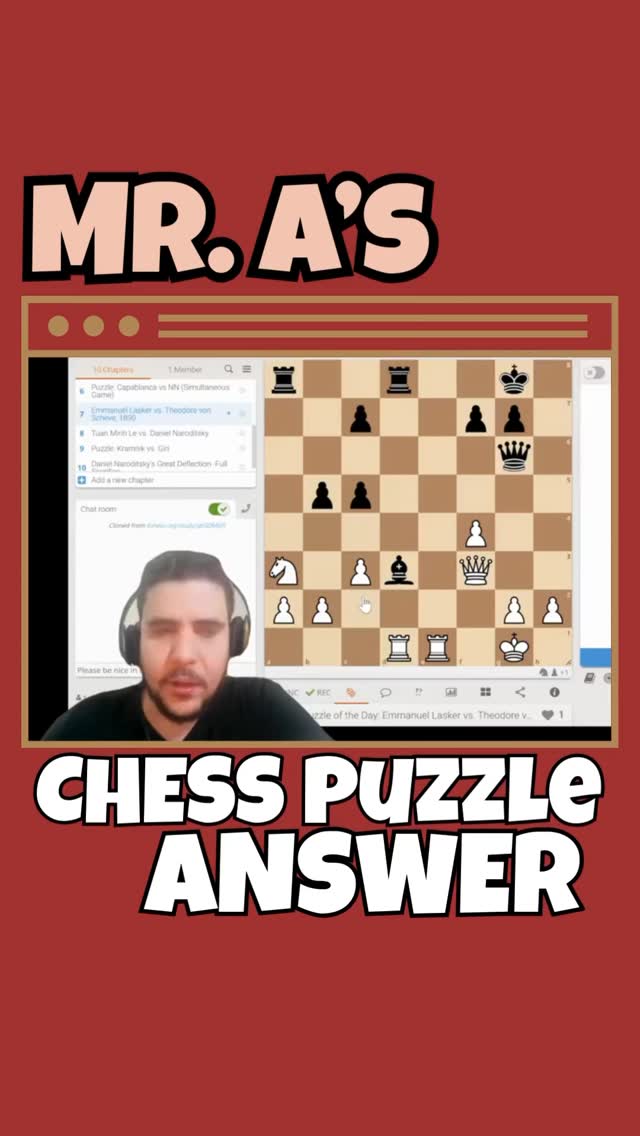 Chess Puzzle of the day!