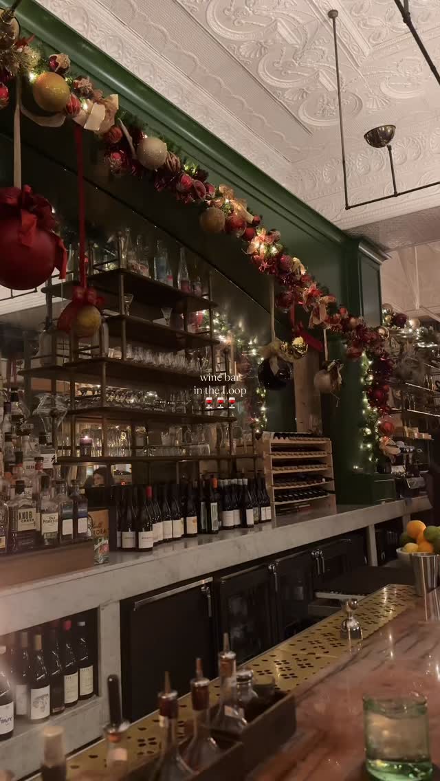 Good Funk might be the cutest wine bar in the Loop—holiday décor, cozy seats, and amazing orange wine. 🍷✨
#chicago #chicagowine #winebar