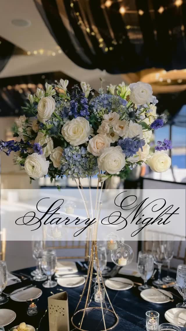 Art, romance, and a little cosmic wonder. A celebration for Amy & Kenny filled with dreamy whites and midnight blues blooms, and a whisper of celestial magic—this reception felt like stepping into our own Starry Night.🌌
@inthecloudsevents