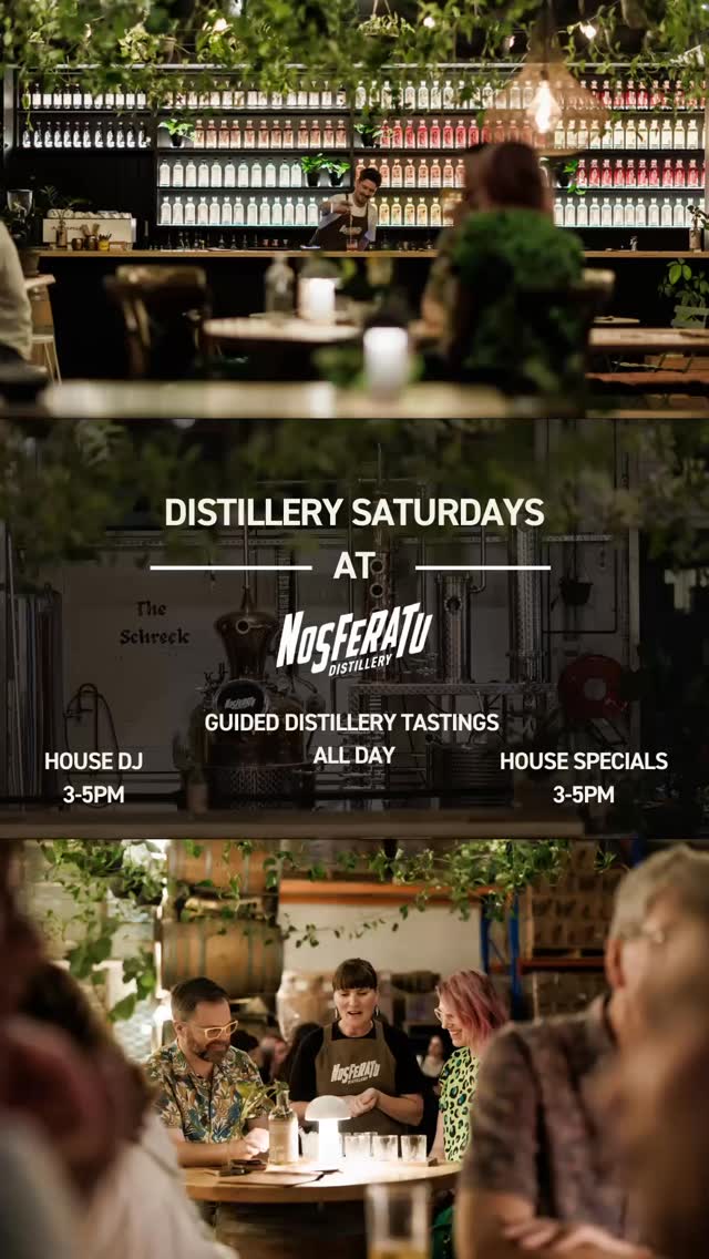 Brisbane’s newest Saturday ritual begins now.
This weekend, the gin flows, the DJs spin, and our Distillery comes alive. 🍸✨
Join us for Distillery Saturdays —
🌀 Soulful house grooves from 3–5pm
Cocktail & Food Specials 3-5pm
🥃 Guided tastings + cellar-door specials all day
🍴 In-house bites to match the pour
🎟 Free entry. Walk-ins welcome.
📍 26 Jeays St, Bowen Hills
Whether you’re easing in or staying late, this is your new Saturday ritual.
🔗 Book now via link in bio
#nosferatudistillery #distillerysaturday #brisbanenightlife #brisbaneevents #brisbane