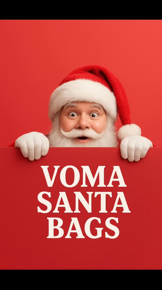 Τα Santa Bags σε περιμένουν στη VOMA.Το ιδανικό δώρο για εσένα για τους φίλους σου για τους συναδέλφους για όποιον αγαπάς και θέλεις να του χαρίσεις κάτι όμορφο.#santa#present #christmas #new #voma #getyours