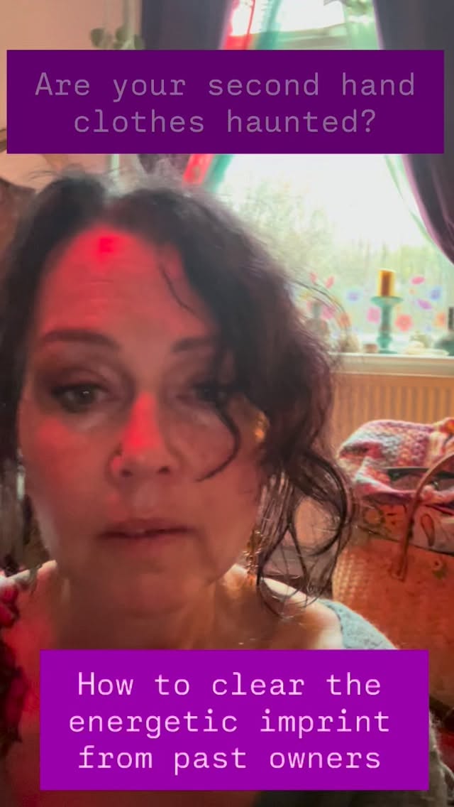 If you love charity shops and thrift stores sometimes the most beautiful bargains can carry the energetic imprint of past owners and it might be heavy or negative
To avoid any unwanted energetic interference cleanse the item using smudging or hang in a line with the intention to let the elements cleanse and clear the energy
Water can also work well
Intention is key
I messed this video up a bit, btw, I talk about wrapping old journals in sage cloth when I meant to say silk cloth.
I’m Marie, energy healer, natural rejuvenation specialist and spiritual life coach
If you’d like to work with me, remotely or in person please check out my website x
#marietruelight #psychictodmorden #reiki #energyhealing #healer #spirituallifecoach