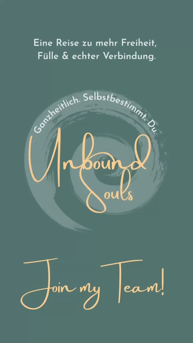 ✨ Unbound Souls ✨
Dieses Team ist kein Zufall.
Es ist ein Raum für Menschen, die fühlen, dass da mehr ist.
Mehr Verbindung. Mehr Freiheit. Mehr sie selbst.
Wir wachsen gemeinsam.
Wir lernen. Wir lachen. Wir tragen uns.
Und ja – wir bauen uns dabei auch ein zusätzliches Einkommen auf, das sich leicht & stimmig anfühlen darf.
Wenn du spürst, dass du Teil von etwas Echtem sein willst –
von einem Netzwerk aus wundervollen Menschen mit Herz, Tiefe & Vision, dann könnte das hier dein Zeichen sein ✨
🤍 Schreib „Soul“ in die Kommentare und ich erzähle dir ganz in Ruhe, was die Unbound Souls ausmacht und wie du starten kannst.
#unboundsouls #gemeinsamwachsen #herzensbusiness