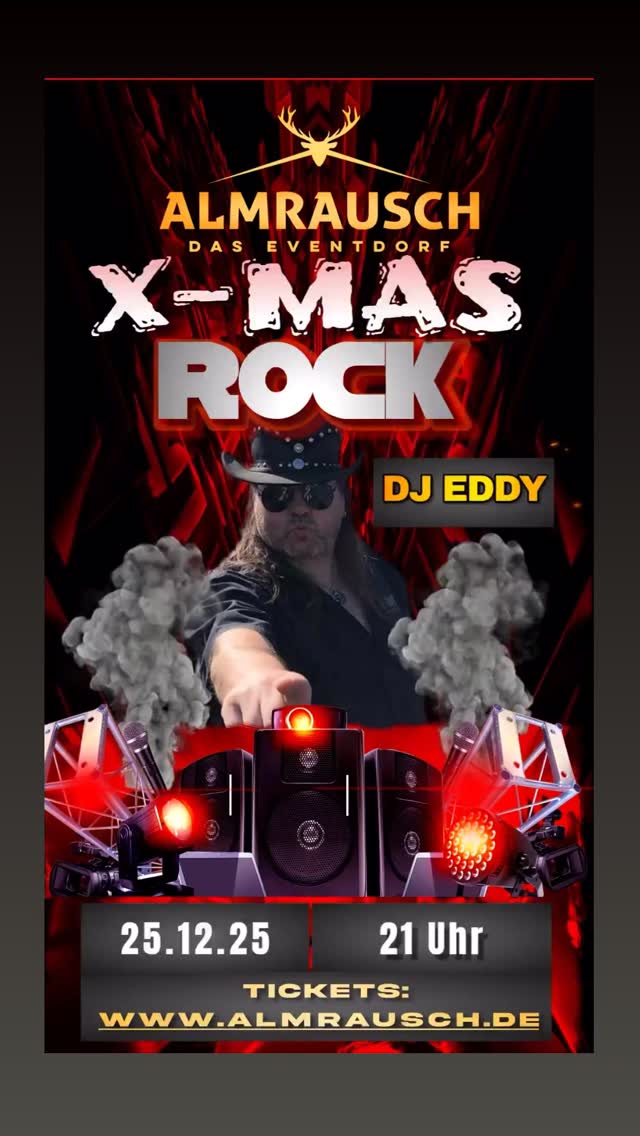 Erlebe den besten Christmas-Rock und die besten Weihnachtshits mit DJ Eddy 🎅🥳
Wir machen die Weihnachtsfeiertage heiß 🔥
#reutlingen #Christmas #almrausch_rt