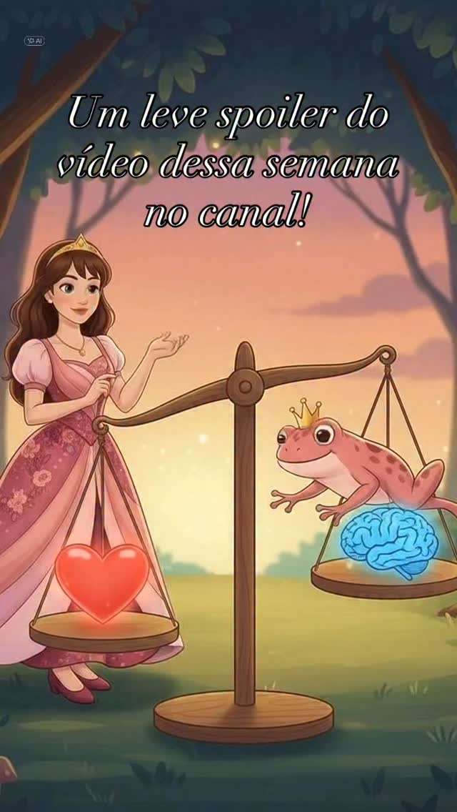 Que comecem os palpites: comentem aqui embaixo, por que o feitiço do Sapo foi quebrado com um ato de violência? DICA: foquem na imagem da animação, ela é uma pista importante. #livros #contosdefadas #namagiadashistorias