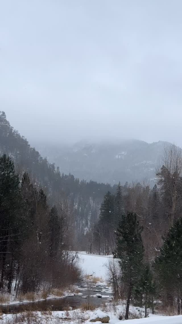 December officially greeted the hills with open arms ☺️❤️❄️