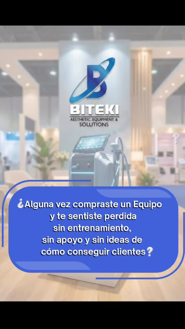 ✨ “Hacemos lo que las demás compañías NO hacen” — Ese es el poder Biteki.
CYBER MONDAY 🔥 | Diodo Láser 3 en 1
¿Lista para transformar tu negocio de estética?
Con Biteki lo tienes TODO:
💎 Financiamiento con Clicklease — cero inicial y tu primer pago en 60 días.
💎 Entrenamiento profesional incluido — domina tu láser como una experta.
💎 Estrategias de marketing listas para atraer clientes — porque no vendemos equipos… ¡creamos negocios exitosos!
💎 Acompañamiento real en español.
💎 Y lo más importante: ganarás credibilidad, reputación y una agenda llena gracias a tecnología de alto nivel y soporte continuo.
✨ Esta es tu oportunidad.
✨ Este es tu momento.
✨ Este es el Cyber Monday que puede cambiar tu vida y tu clínica.
DM “CYBER” para aplicar HOY.
#BitekiUSA #Laser3en1 #CyberMondayBiteki #Clicklease #EsteticistasUSA #CredibilidadEstética #ReputaciónProfesional #AgendaLlena #EquiposEstéticosUSA #BeautyBusinessUSA #DiodoLaser #BitekiMakesItPossible