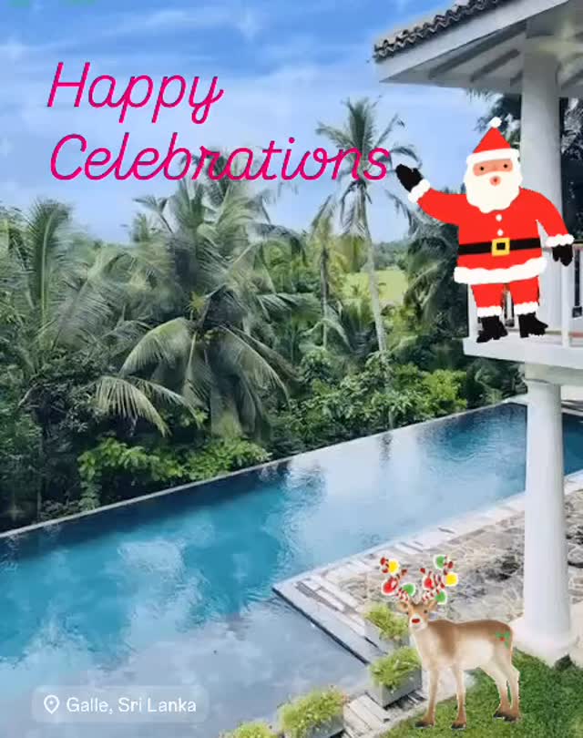 Merry Christmas and happy celebrations 🎉
#christmastime #traveltosrilanka #hotel #christmasseason🎄 #galle