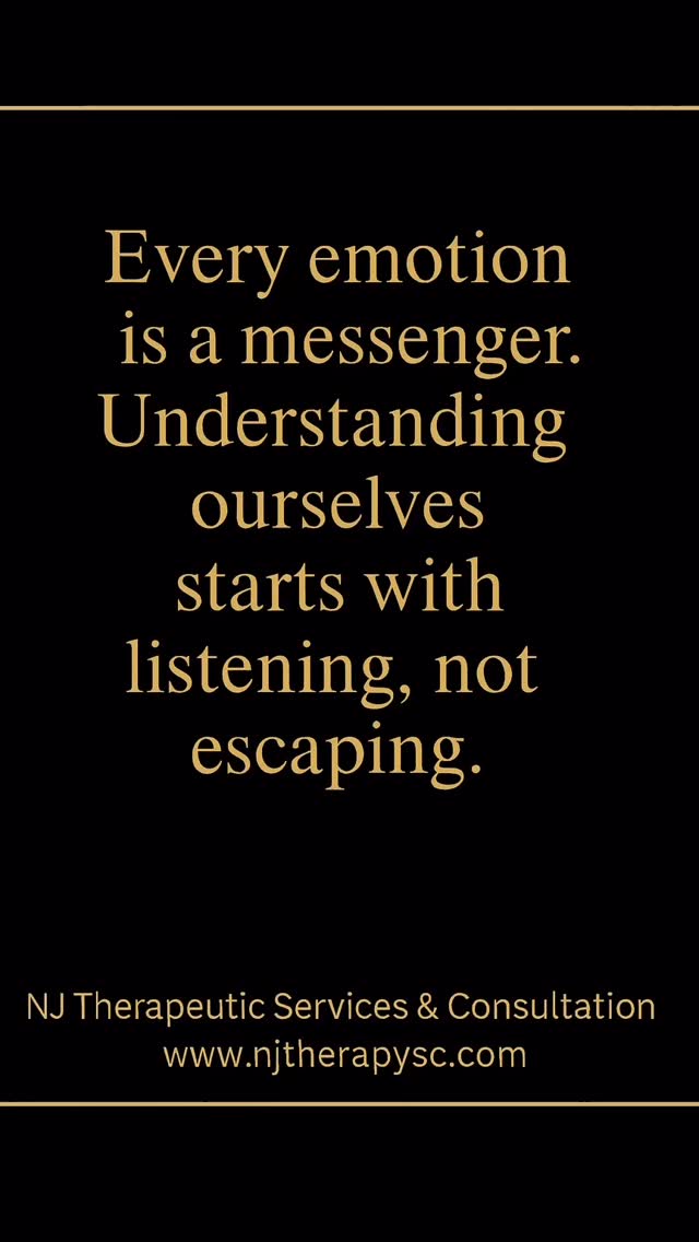 Most people don’t realize this — emotions aren’t problems to fix.
They’re messages to understand.
When we slow down, stop escaping, and allow ourselves to listen, we learn what our mind has been trying to tell us all along.
Clarity comes from curiosity, not avoidance.
NJ Therapeutic Services & Consultation
www.njtherapysc.com
#mentalhealthmatters #emotionalwellness #therapyinsights #mindfulhealing #mentalhealthsupport #selfreflectionjourney #youarenotalone #innerpeacework #therapytips #growthmindsetquotes