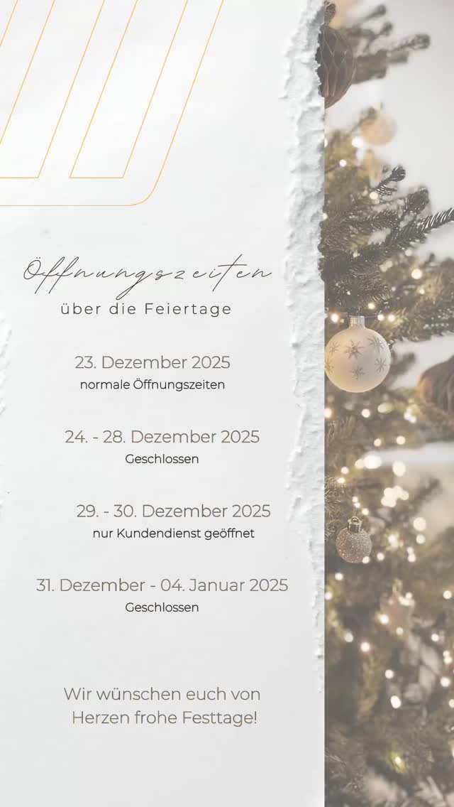 Unsere Öffnungszeiten über die… Unsere Öffnungszeiten über die…