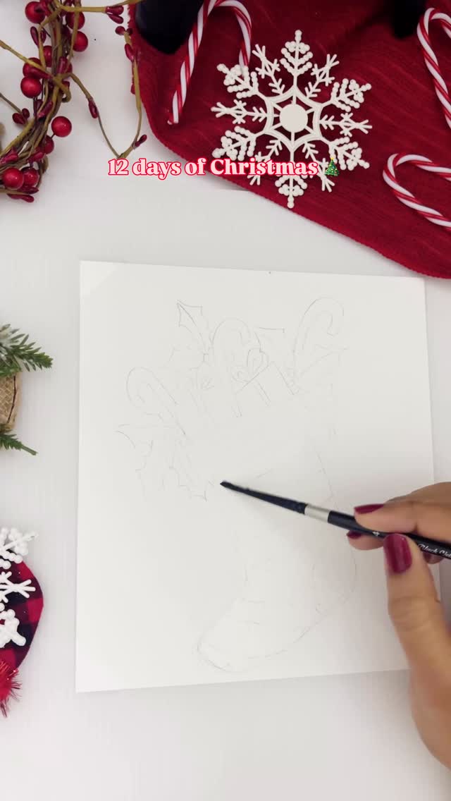 Cute watercolor Christmas stockings full of goodies for Day 3 of 12 days of watercolor Christmas stockings full- Class is now live and you can learn to paint 12 beautiful illustrations with just 5 basic colors ( Link in bio )! Here's hoping that your stockings are always full of the most amazing gifts that you hoped for❤️
.
.
.
.
.
#watercolorpainting #watercolor #watercolorillustration #greetingcard #stockings #christmasdecorations #holidaygifting