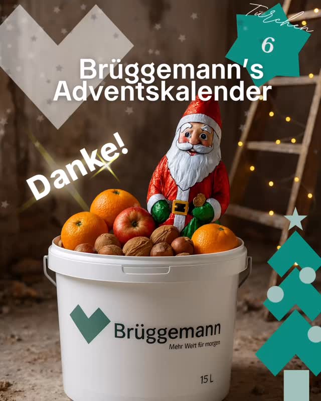 🎅 TÜRCHEN 6 – Wenn der Nikolaus auf der Baustelle vorbeischaut…
… und uns daran erinnert, wie wichtig echte Wertschätzung ist. ✨
Dieses Jahr hat der Nikolaus sein klassisches Säckchen gegen einen Brüggemann-Eimer getauscht, gefüllt mit Mandarinen, Äpfeln, Nüssen und einer ordentlichen Portion Dankbarkeit.
Denn im Handwerk zählt nicht nur, was wir schaffen, sondern vor allem mit wem wir es schaffen:
Mit einem starken Team, das täglich anpackt.
Und mit Kunden, die uns ihr Vertrauen schenken.
Der Nikolaus zeigt uns heute auf seine Art, dass Wertschöpfung immer mit Wertschätzung beginnt und dass dieser Kreis nur dann rund wird, wenn alle darin Platz finden:
👷♂️ unsere Mitarbeiter
🏠 unsere Kunden
🛠️ unsere Partner
💪alle zusammen als Team
In diesem Sinne:
👉 Lasst uns den Nikolaustag nutzen, um einen Moment innezuhalten und all denen Wertschätzung zu zeigen, die uns durchs Jahr begleiten.
Frohen Nikolaus! 🎄✨
#türchen6 #nikolaustag #wertschätzung #wertschöpfung #handwerkmitwerten #brueggemann #malermeister #weihnachtenaufderbaustelle #teamgeist
#dankbarkeit #fürstenfeldbruck #maisach #münchen #maler #nikolaus #schokolade #weihnachten #farbe #renovierung #sanierung