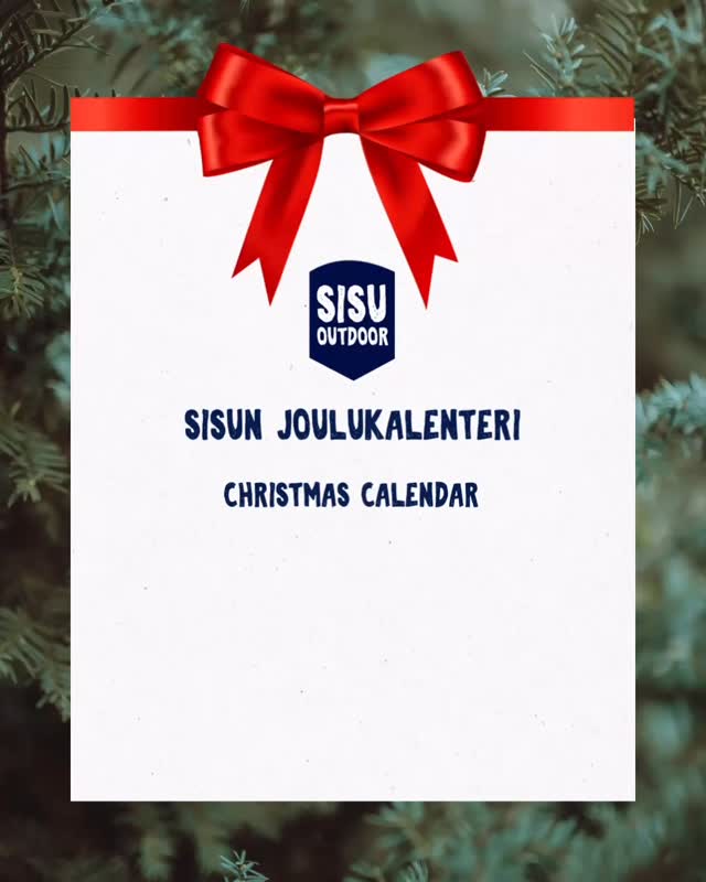 Sisun Joulukalenteri 2024 on täällä! 🎄
Joka päivä uusi yllätys, joka tuo ripauksen seikkailua ja inspiraatiota talvipäiviin. Olitpa sitten intohimoinen retkeilijä, luonnon rauhasta nauttija tai aktiiviliikkuja, tämä kalenteri tarjoaa jotakin jokaiselle ulkoilun ystävälle.
✨ Luvassa tuotteita, vinkkejä ja pieniä hetkiä, jotka tekevät joulukuusta entistäkin elämyksellisemmän.
Oletko valmis avaamaan luukun ja astumaan ulos? Seuraa tarinoita ja tule käymään meillä!
🇬🇧🎄 The Sisu’s Advent Calendar 2024 is here! 🎄
Each day brings a new surprise filled with adventure and inspiration for your winter season. Whether you’re a dedicated hiker, a lover of peaceful nature or an active outdoor enthusiast, this calendar has something for everyone.
✨ Expect products, tips and small moments that make December even more magical and memorable.
Ready to open the door and step in? ❄️🌲
#sisuoutdoor #sisukkaastiseikkaillen #visityllas #lapland #äkäslompolo