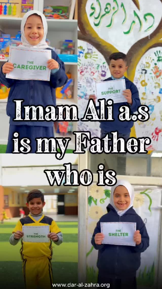 Our heartiest Congratulations on this auspicious occasion of the birth anniversary of our beloved Imam, the father of Orphans Ameer ul Momineen a.s โจ๐ฉท
On this day in the name of Ameer ul Momineen a.s put your hand on a child without father and give them the invaluable gift of education in the holy city of Najaf. Sponsor an orphan today for $100 monthly and earn abundant blessings of this blessed month.
Happy Fathers day โฅ๏ธ