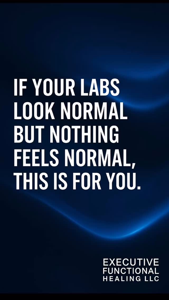 If your labs look normal but you still don’t feel normal, this is for you.
My clients are high performers who want clarity, answers, and direction — not more band-aids.
Energy crashes
Gut issues
Sleep problems
Mood swings
Stress intolerance
Hormone imbalances
Stubborn weight
These aren’t separate issues.
They’re connected.
🔥 Drop the symptom you want clarity on. I’ll tell you if it’s something I help with inside my practice.
If you prefer privacy, I can share what the next steps look like. #ExecutiveFunctionalHealing #FunctionalMedicine #RootCauseApproach #GutHealthSpecialist #HormoneHealingSupport