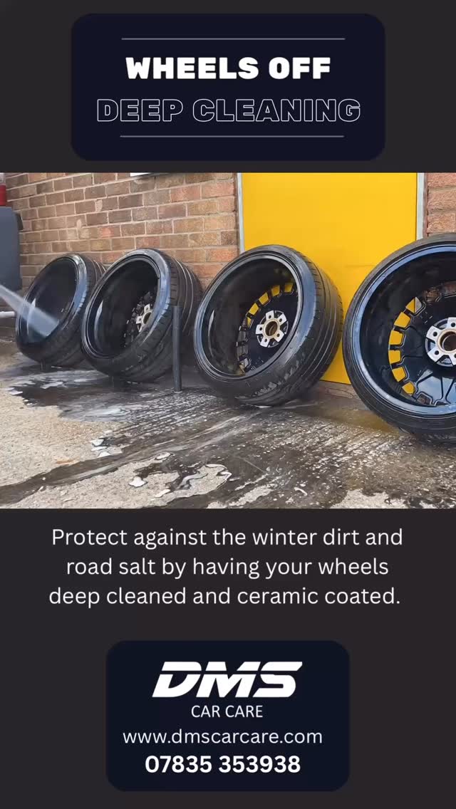 Prevent damage and corrosion from road grime, winter salts and brake dust by having your alloy wheels deep cleaned and ceramic coated.
Properly prepped and coated wheels stay cleaner for longer by repelling dirt and water. Plus they’re much easier to clean.
07835 353938
info@dmscarcare.com
#carwash #cardetailing #machinepolishing #ceramiccoating #paintcorrection #bolawheels #bolab12 #autofinesse