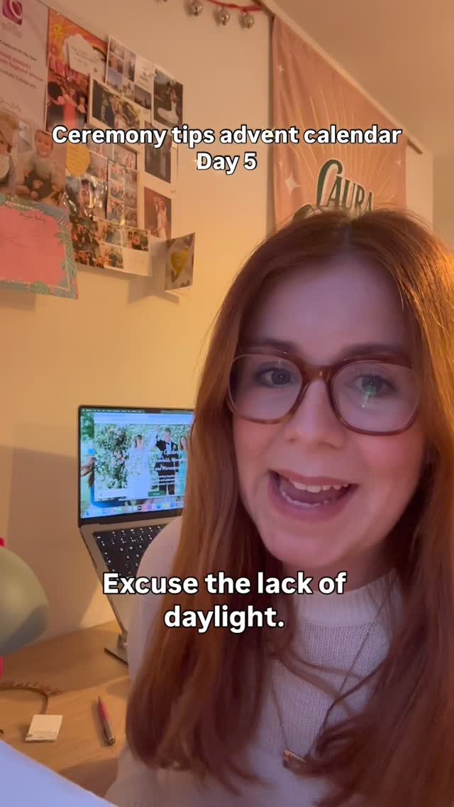 Having an outside wedding ceremony? You need today’s advent calendar ceremony tip! 💨🍃🌬️
.
#AdventWeddingChallenge2025 #WildIsTheWind #WeddingCelebrant #CeremonyTips #cotswoldscelebrant