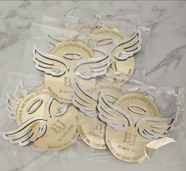 Creating these memorial baubles was a reminder of how deeply one life can touch so many hearts.