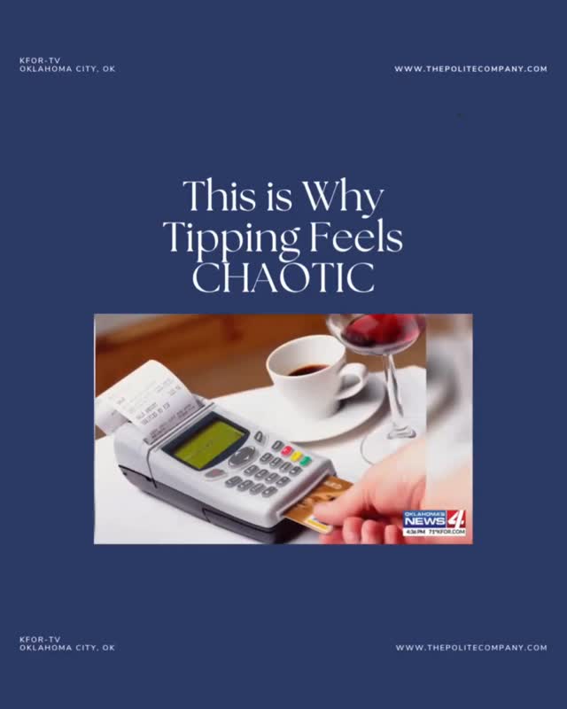 Etiquette usually evolves slowly, but tipping culture flipped overnightâand people are feeling it.
Thanks to KFOR-TV for the chance to talk about it