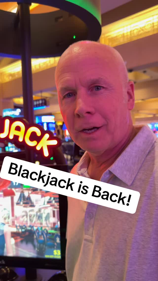 Blackjack is Back!! #blackjack #casino #gambling #fyp #reels #comedy #cardgame