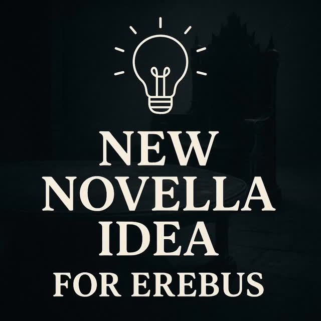 ✨ Just had one of those lightning-strike moments! ⚡️ A brand new novella is coming to life in the Veil Between Worlds universe—this time, we’re diving into Erebus’s story. 🌑✨ Now, this one’s a bit of a future glimpse—think 2028 or beyond—so it’s not arriving soon, but I’m thrilled to start building the anticipation. Stay tuned, my Veilwalkers—this one’s going to be dark, deep, and oh-so-epic. 🖤 #NewBookIdea #VeilBetweenWorlds #ErebusNovella DarkFantasy AdultReaders